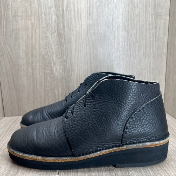 Irish Setter Men's Leather Lace Up Chukka Boots Size 9.5 Removable Insole Black - Picture 2 of 14